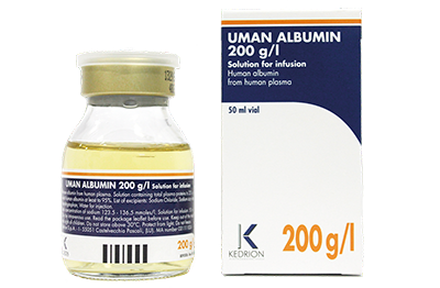 Uman Albumin Kedrion 250 g/l, solution pour perfusion