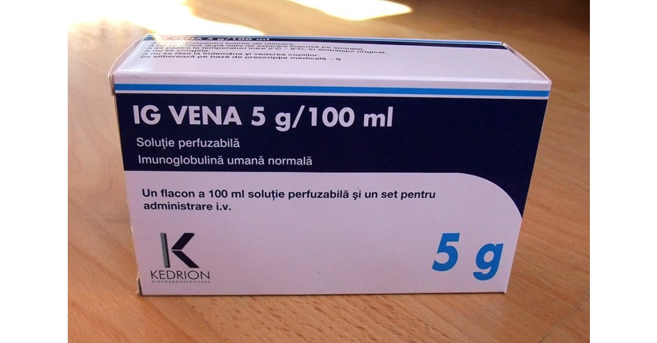 Ig Vena Kedrion 5%, sol perf 5 g/100 ml , 100 ml