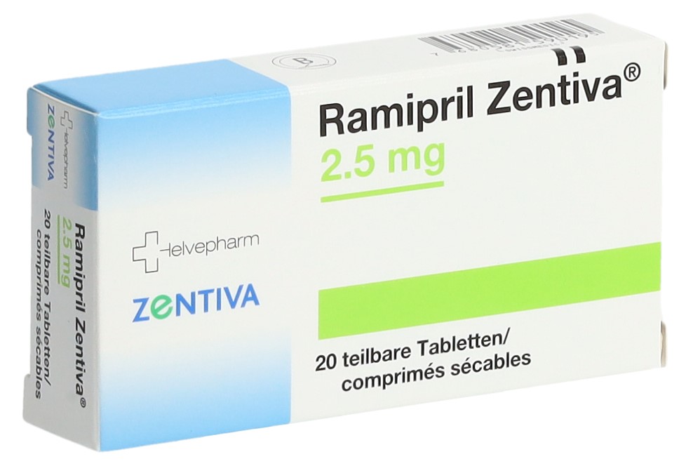 RAMIPRIL Zentiva cpr 2.5 mg 20 pce