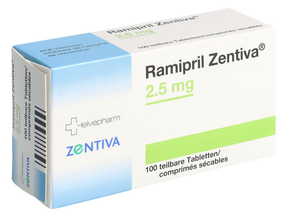 RAMIPRIL Zentiva cpr 2.5 mg 100 pce