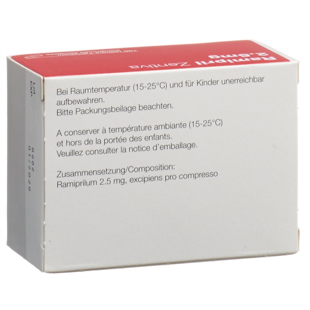 RAMIPRIL Zentiva cpr 2.5 mg 100 pce