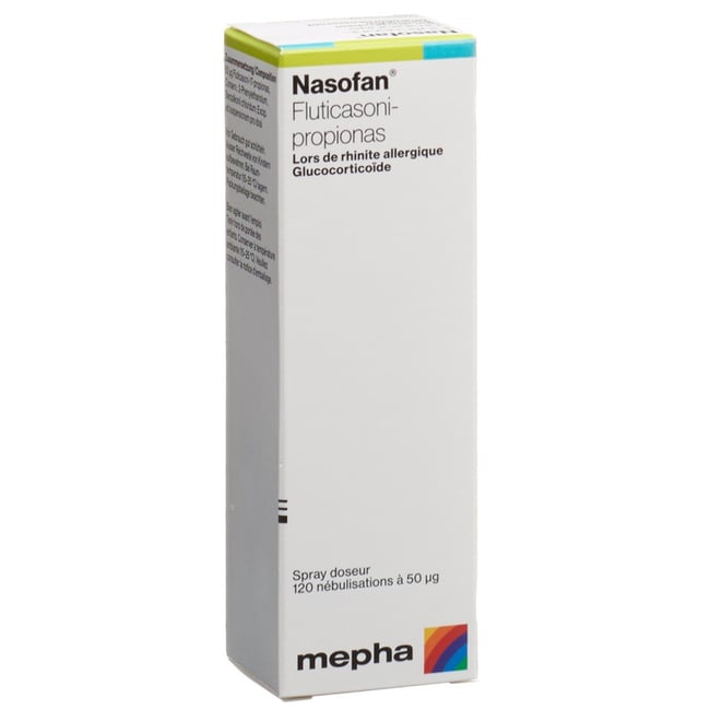 NASOFAN spray nasal 50 mcg 120 dos