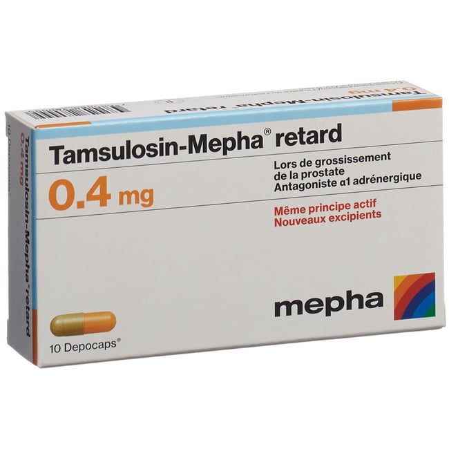 Tamsulosin Streuli 0,4 mg, Retardkapseln