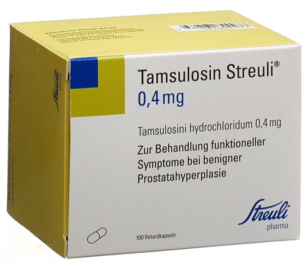 Tamsulosin Streuli 0,4 mg, Retardkapseln