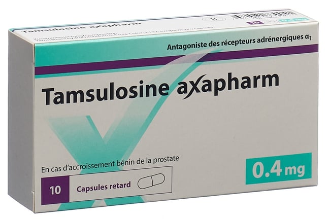 TAMSULOSINE axapharm caps ret 0.4 mg 10 pce
