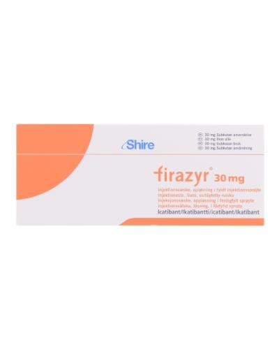 Firazyr 30 mg/3 ml, Injektionslösung in einer Fertigspritze