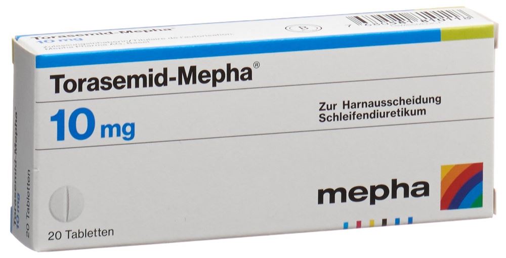 TORASEMID Mepha cpr 10 mg 20 pce