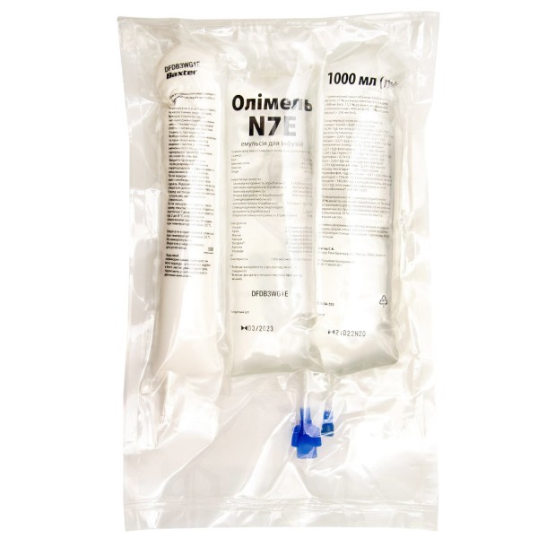 OLIMEL 5,7 % mit Elektrolyte, Infusionsemulsion