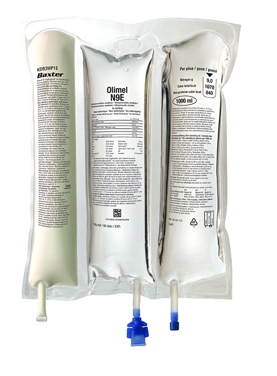 OLIMEL 7,6 % mit Elektrolyte, Infusionsemulsion