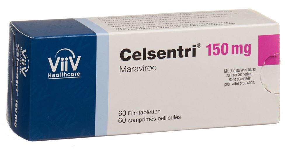 CELSENTRI cpr pell 150 mg 60 pce