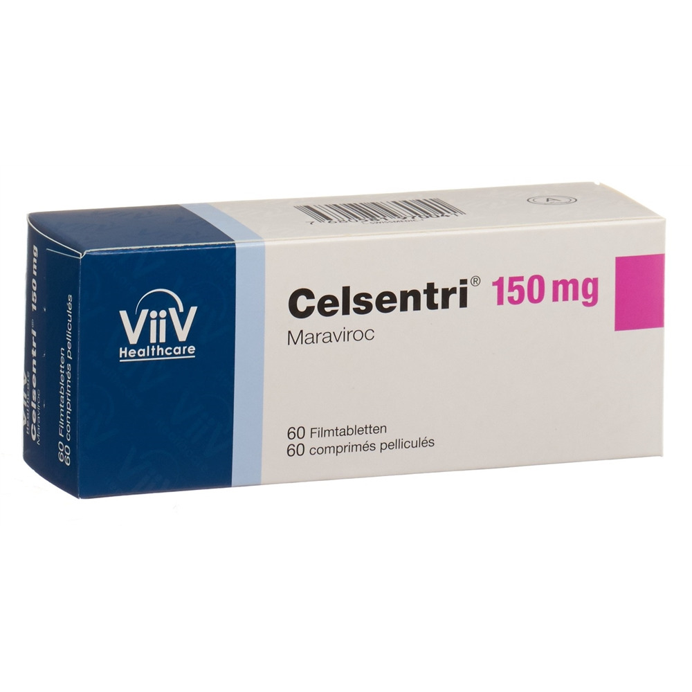 CELSENTRI cpr pell 150 mg 60 pce