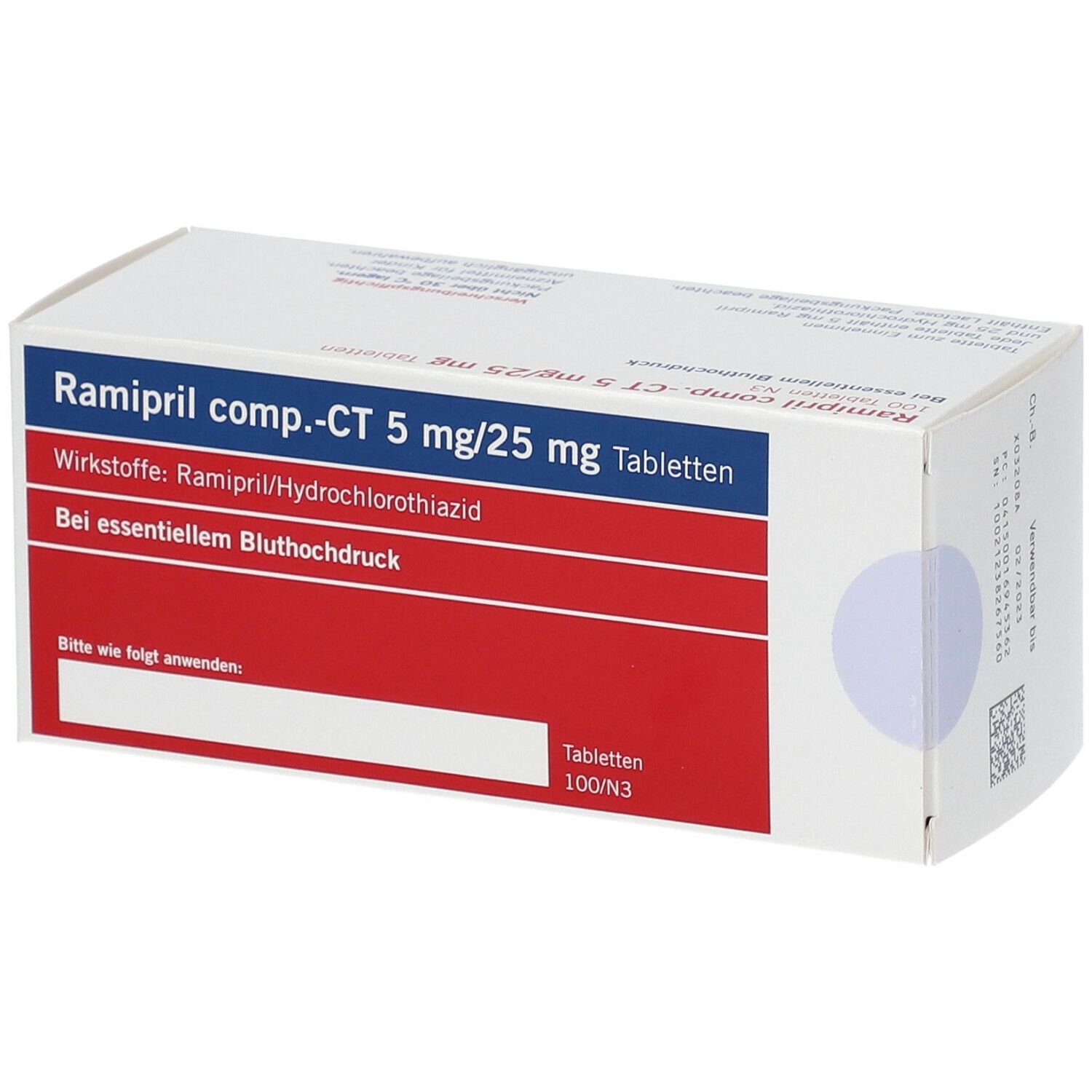 Ramipril-HCT-Mepha, cpr 5/25 , 100 pce