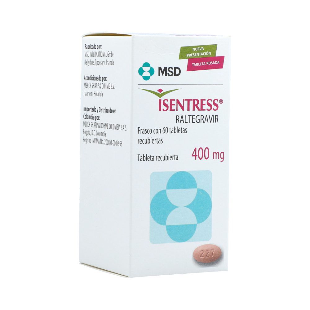 Isentress 400 mg, Filmtabletten