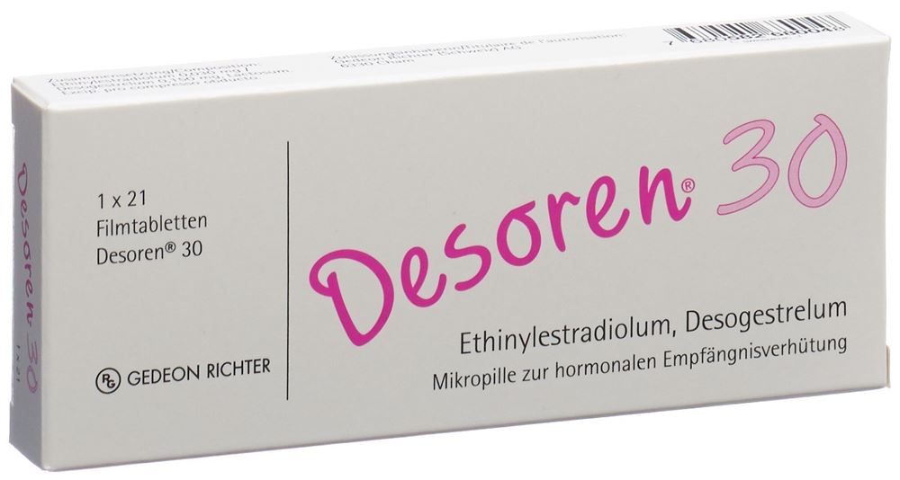 Desoren 30, Filmtabletten