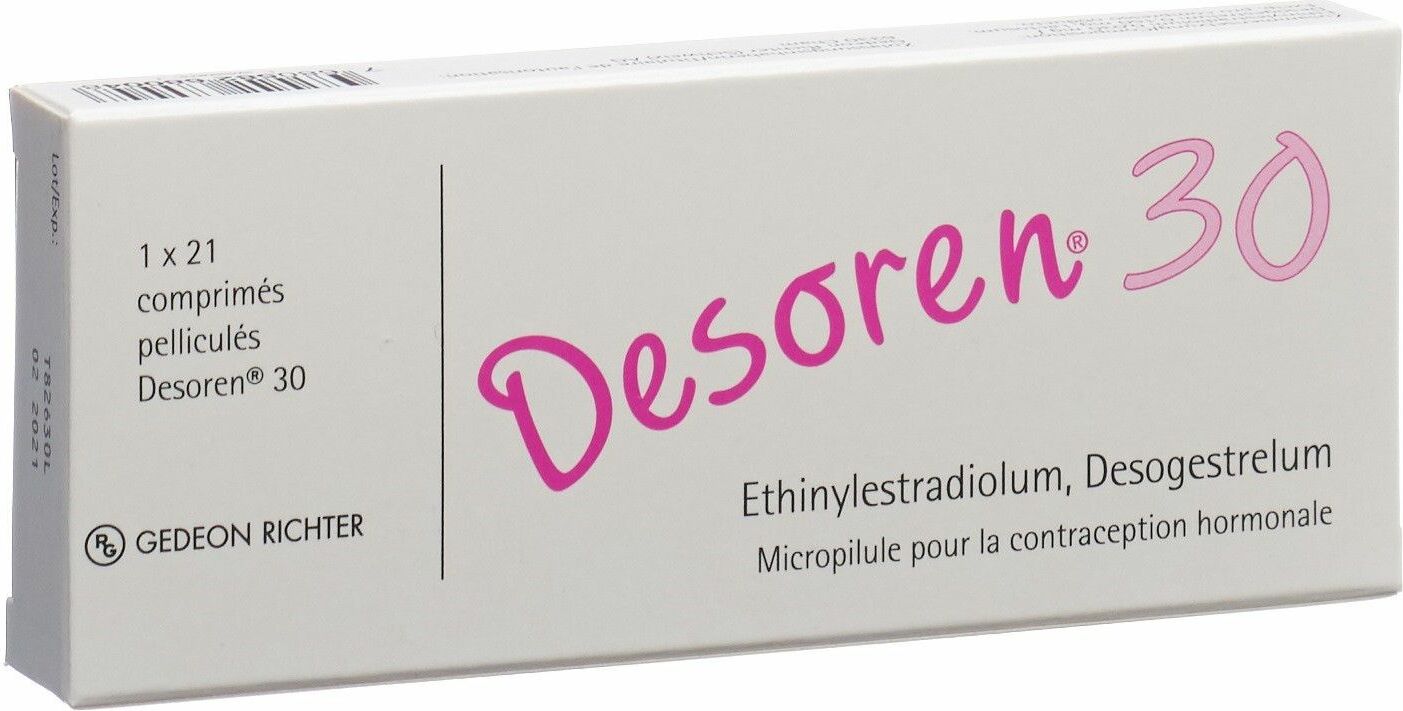 Desoren 30, Filmtabletten