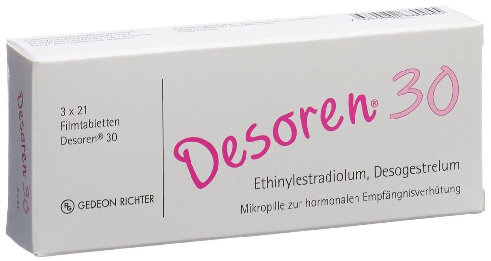 Desoren 30, Filmtabletten