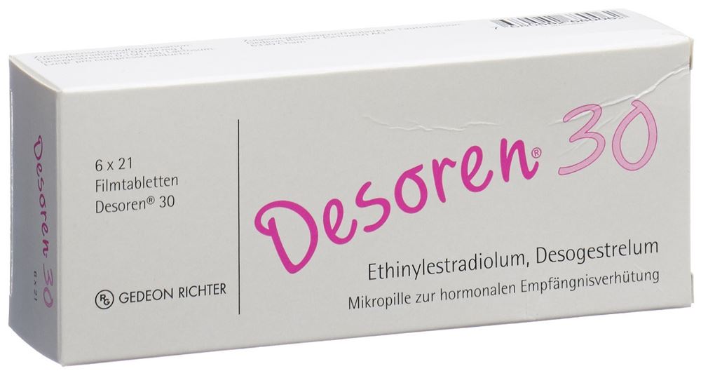 Desoren 30, Filmtabletten