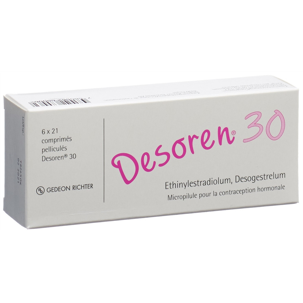 Desoren 30, Filmtabletten