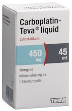 CARBOPLATIN Teva liquid 450 mg/45ml flac