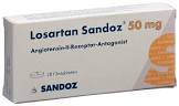 Losartan Sandoz 75 mg, Filmtabletten