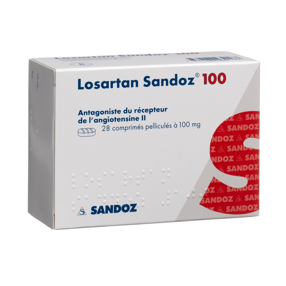 LOSARTAN Sandoz cpr pell 100 mg 28 pce