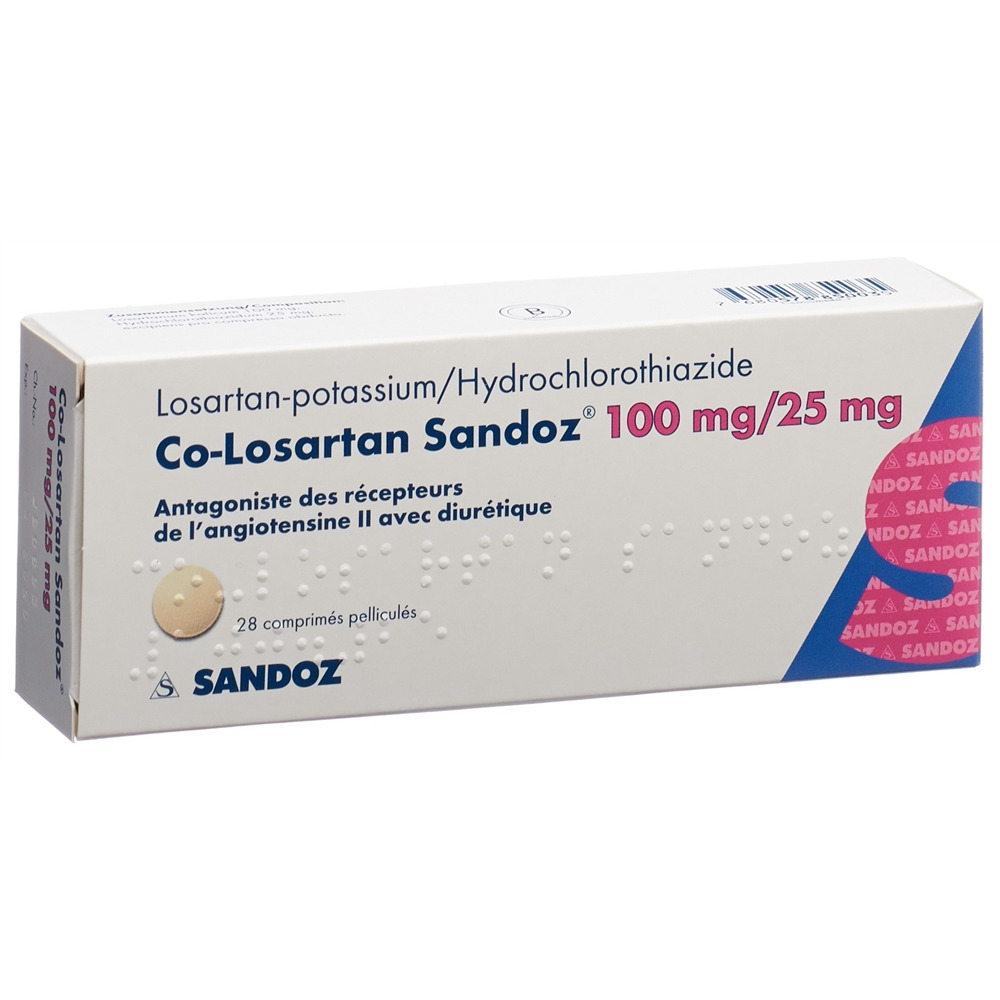 LOSARTAN Sandoz cpr pell 100 mg 28 pce