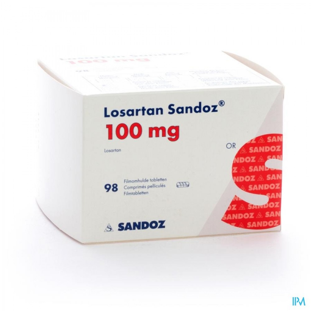 LOSARTAN Sandoz cpr pell 100 mg 98 pce