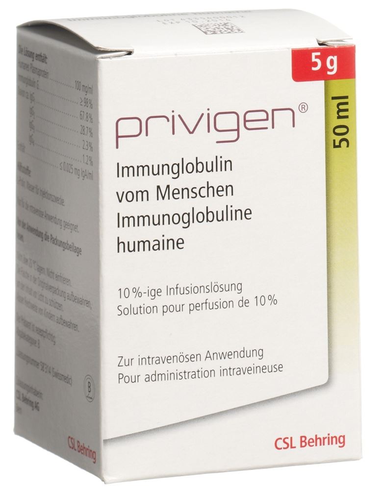 PRIVIGEN 10% sol perf 50 ml flac