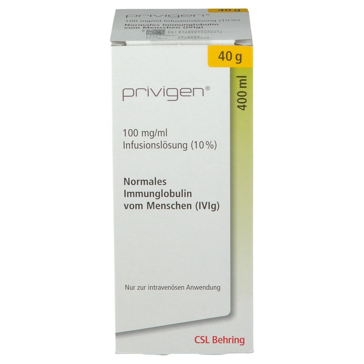 Privigen, Infusionslösung