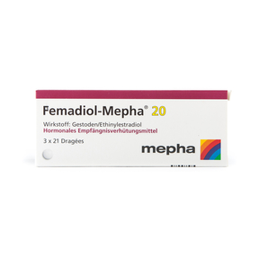 Femadiol-Mepha 20, Dragées