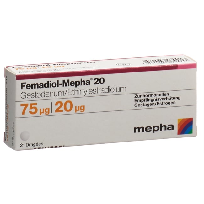 Femadiol-Mepha 20, Dragées