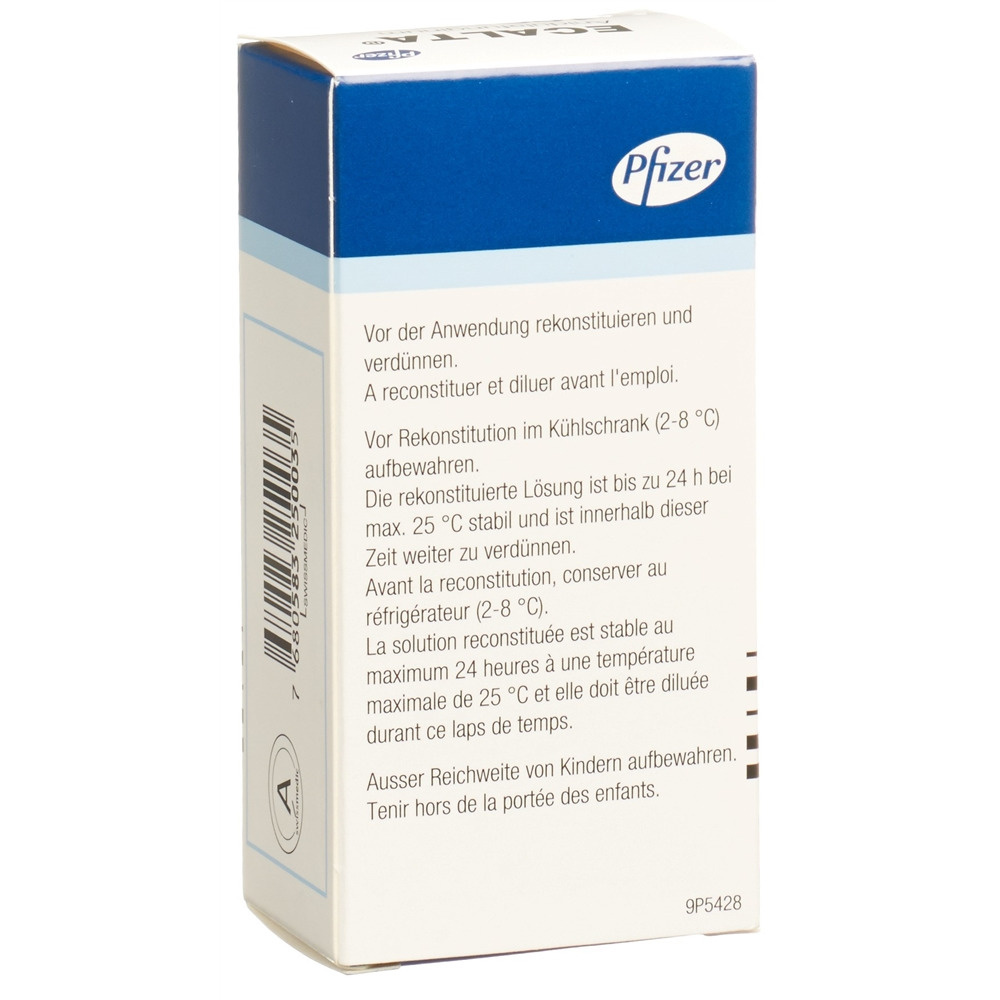 ECALTA subst sèche 100 mg flac