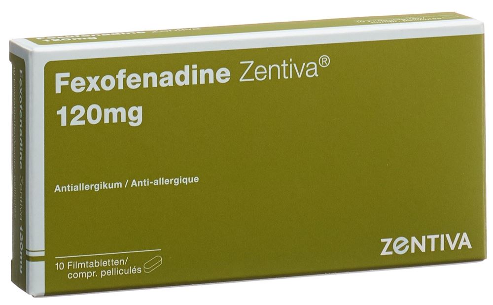 FEXOFENADINE Zentiva cpr pell 120 mg 10 pce