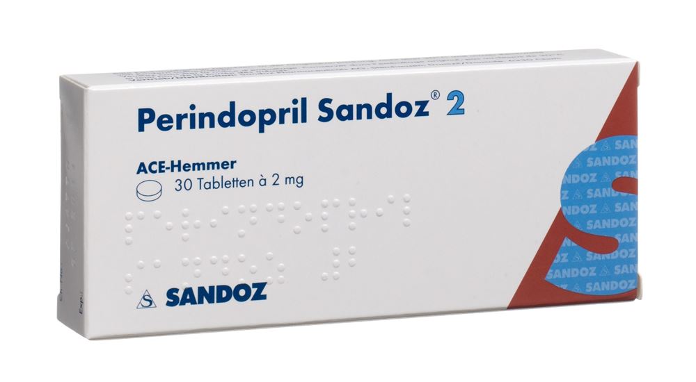 Perindopril Sandoz 2 mg, Tabletten