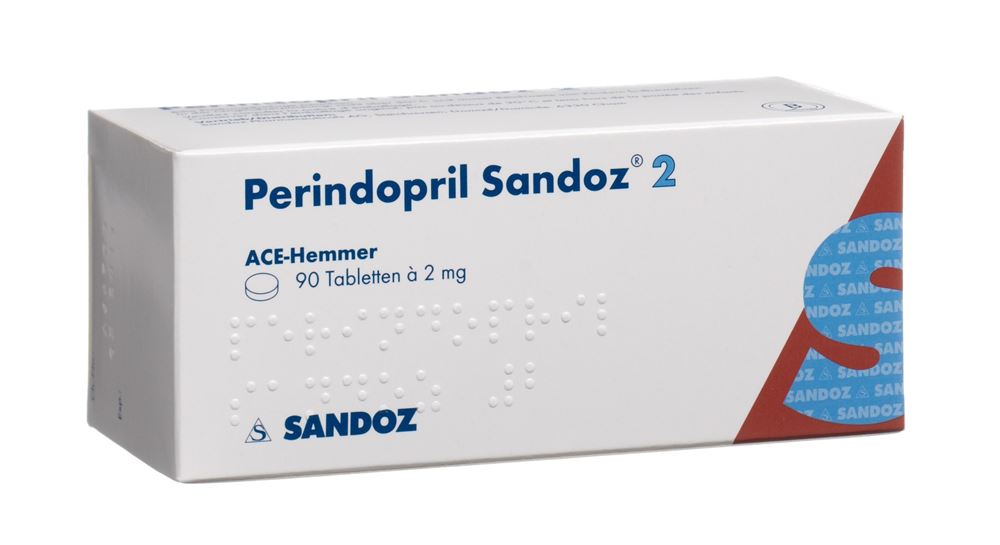 Perindopril Sandoz 2 mg, Tabletten