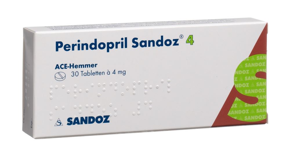 Perindopril Sandoz 4 mg, Tabletten