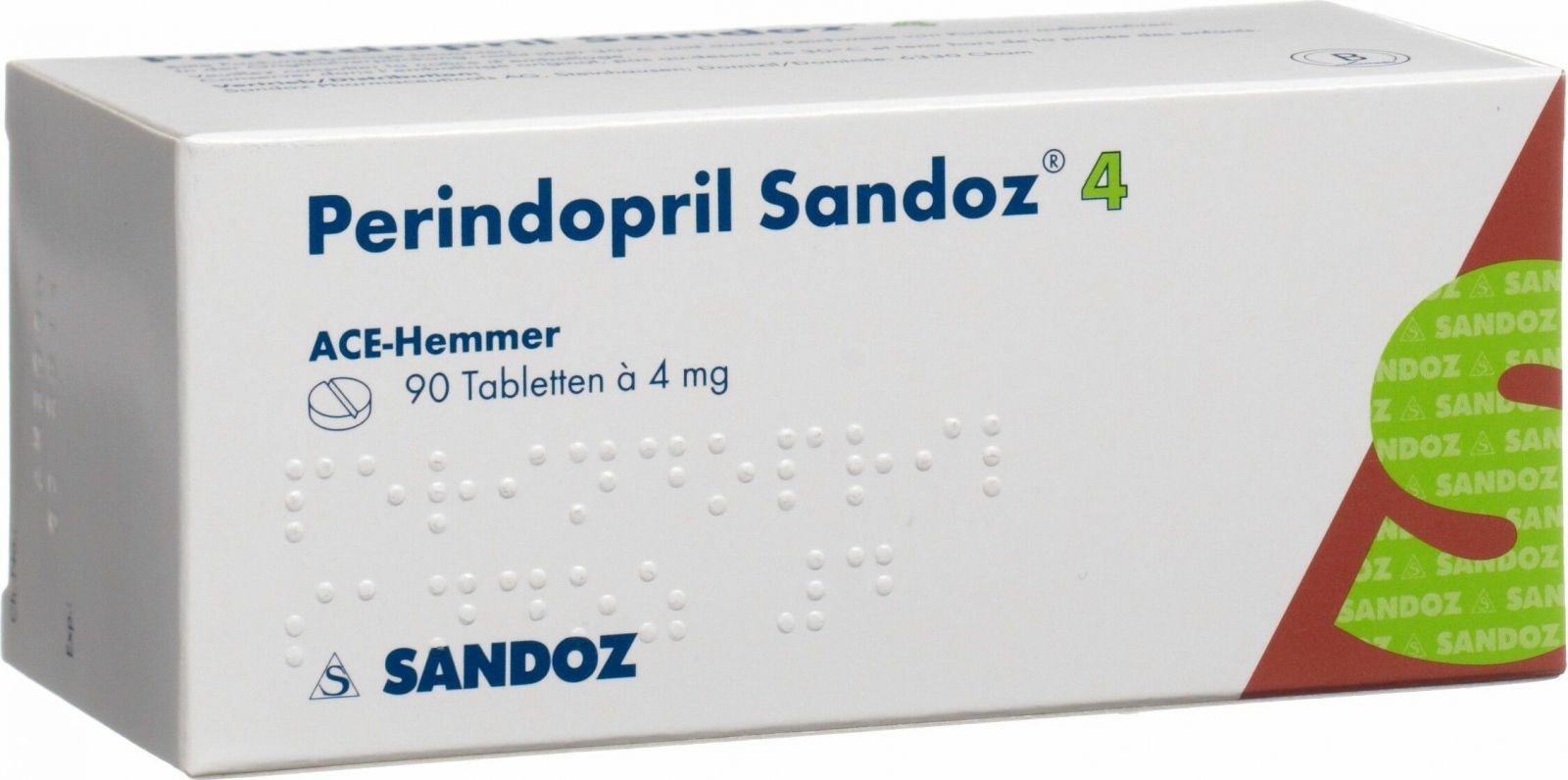 Perindopril Sandoz 4 mg, Tabletten