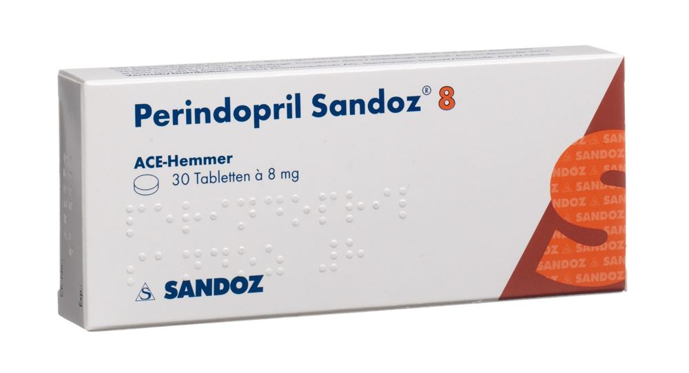 Perindopril Sandoz 8 mg, Tabletten