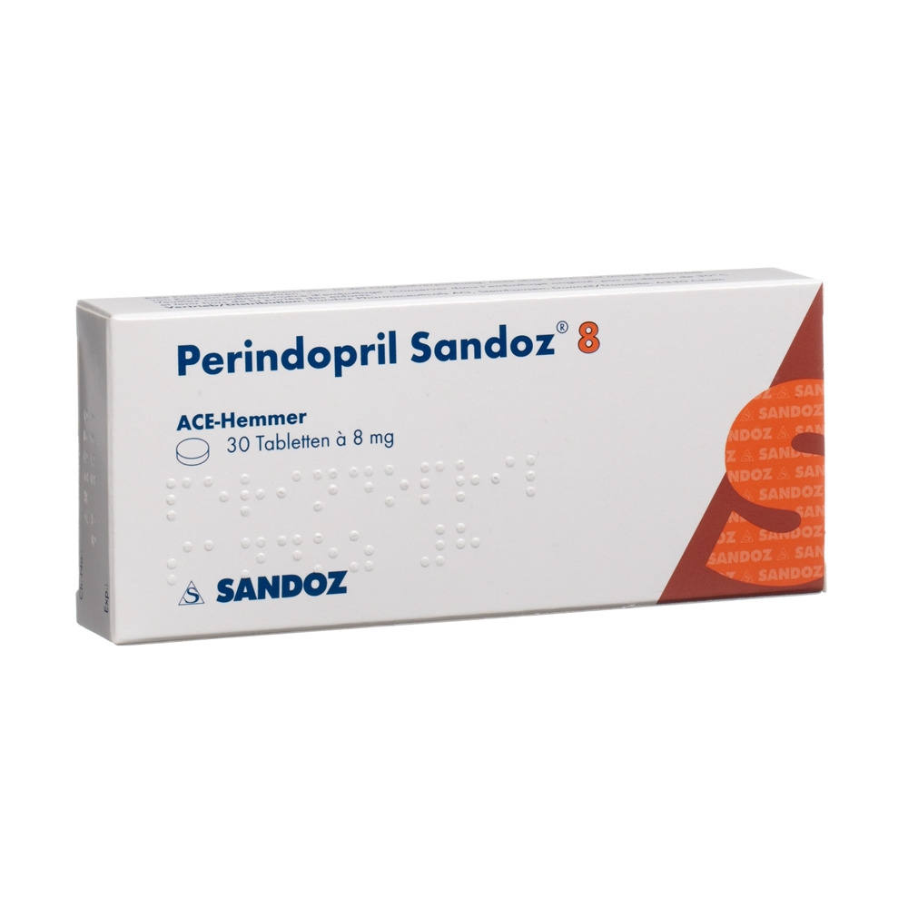 Perindopril Sandoz 8 mg, Tabletten