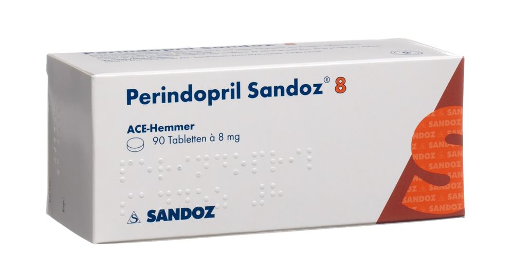 Perindopril Sandoz 8 mg, Tabletten