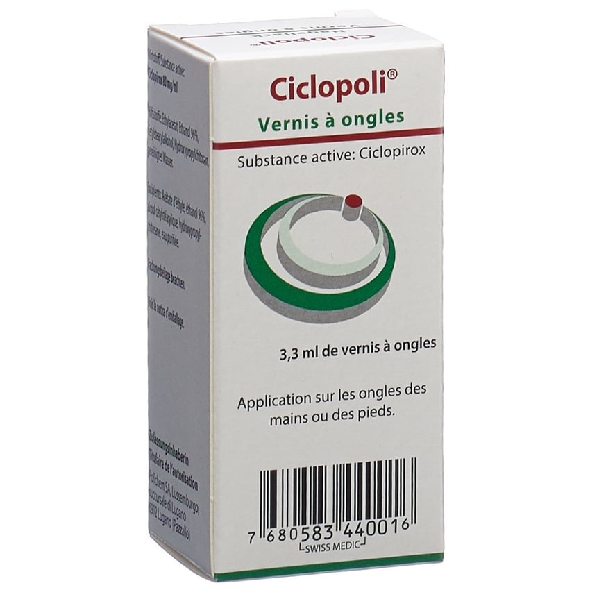 Ciclopoli smalto medicato per unghie