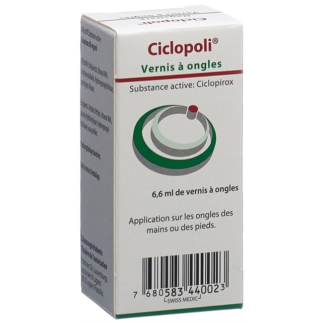 Ciclopoli smalto medicato per unghie