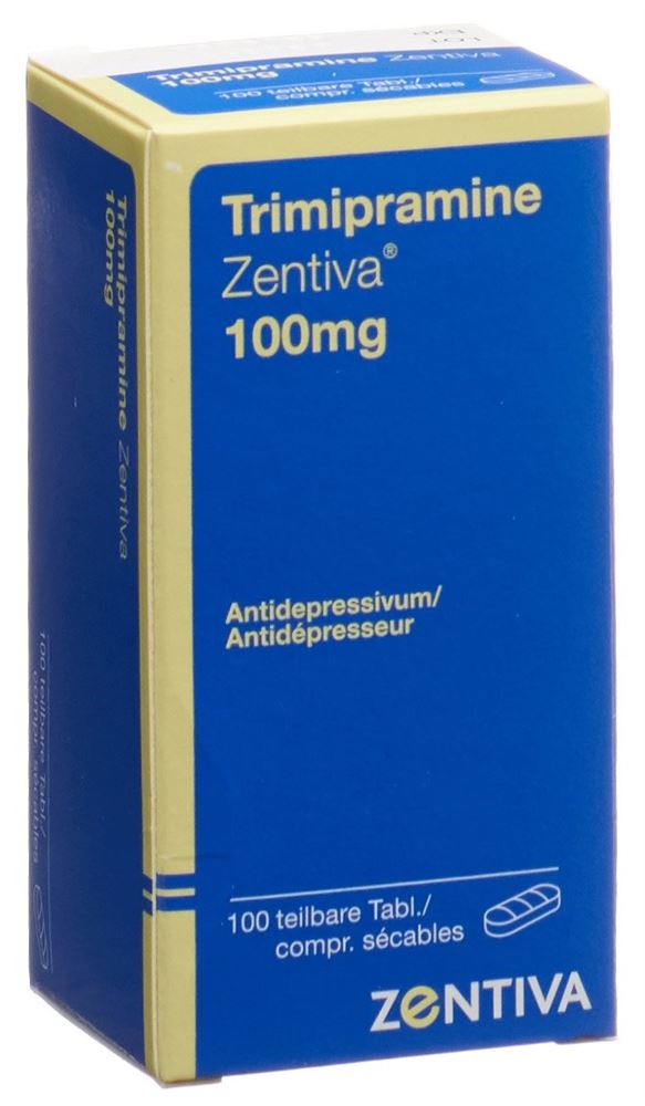 TRIMIPRAMINE Zentiva cpr 100 mg bte 100 pce