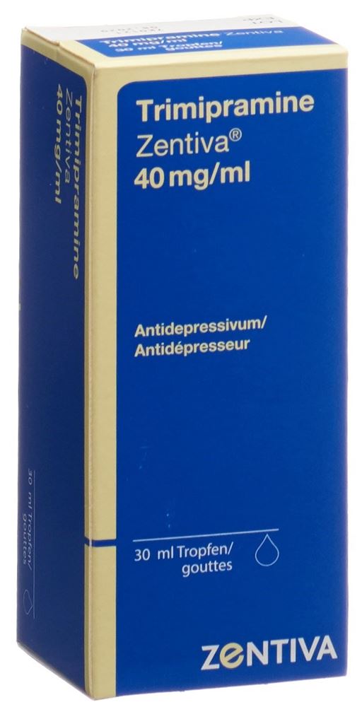 TRIMIPRAMINE Zentiva gouttes 40 mg/ml fl 30 ml