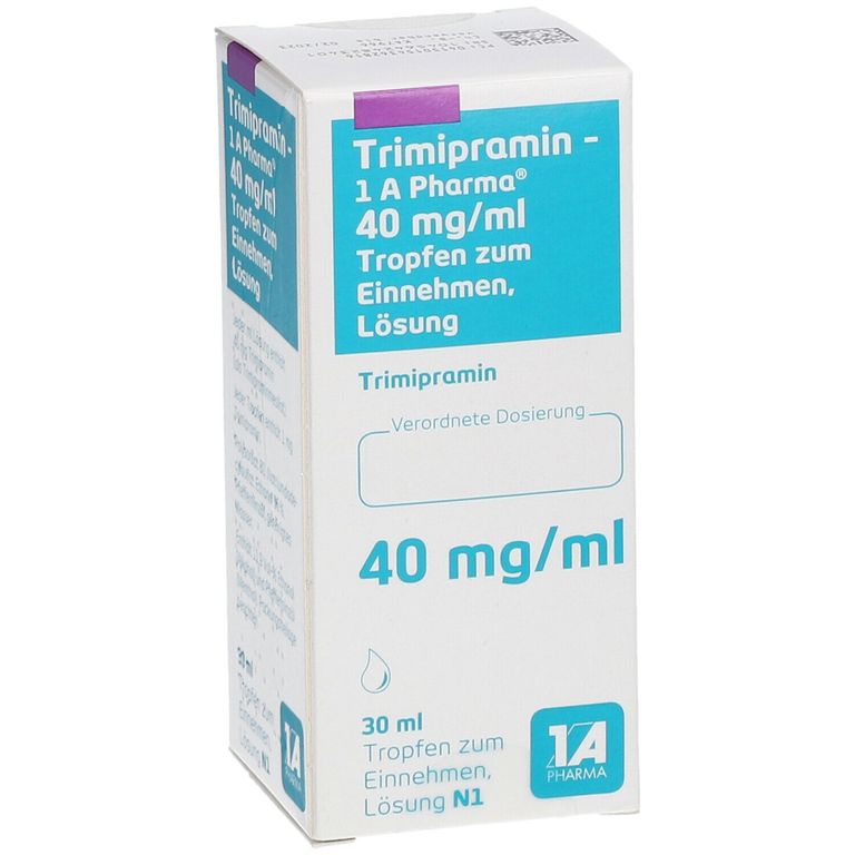TRIMIPRAMINE Zentiva gouttes 40 mg/ml fl 30 ml