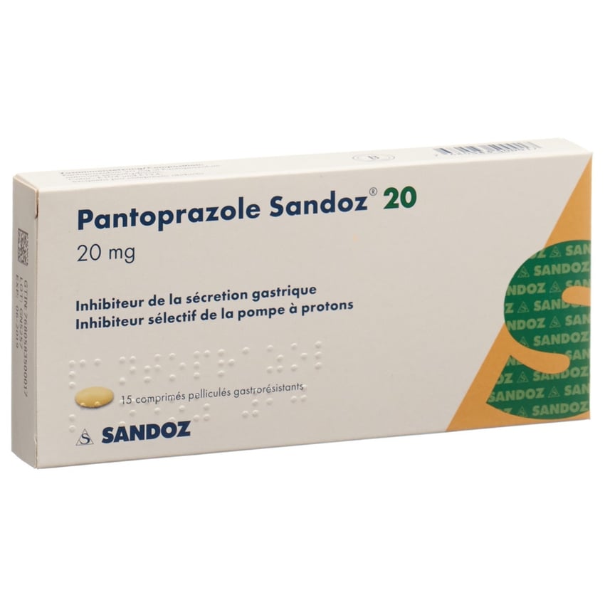 Pantoprazol Sandoz 20 mg, magensaftresistente Filmtabletten