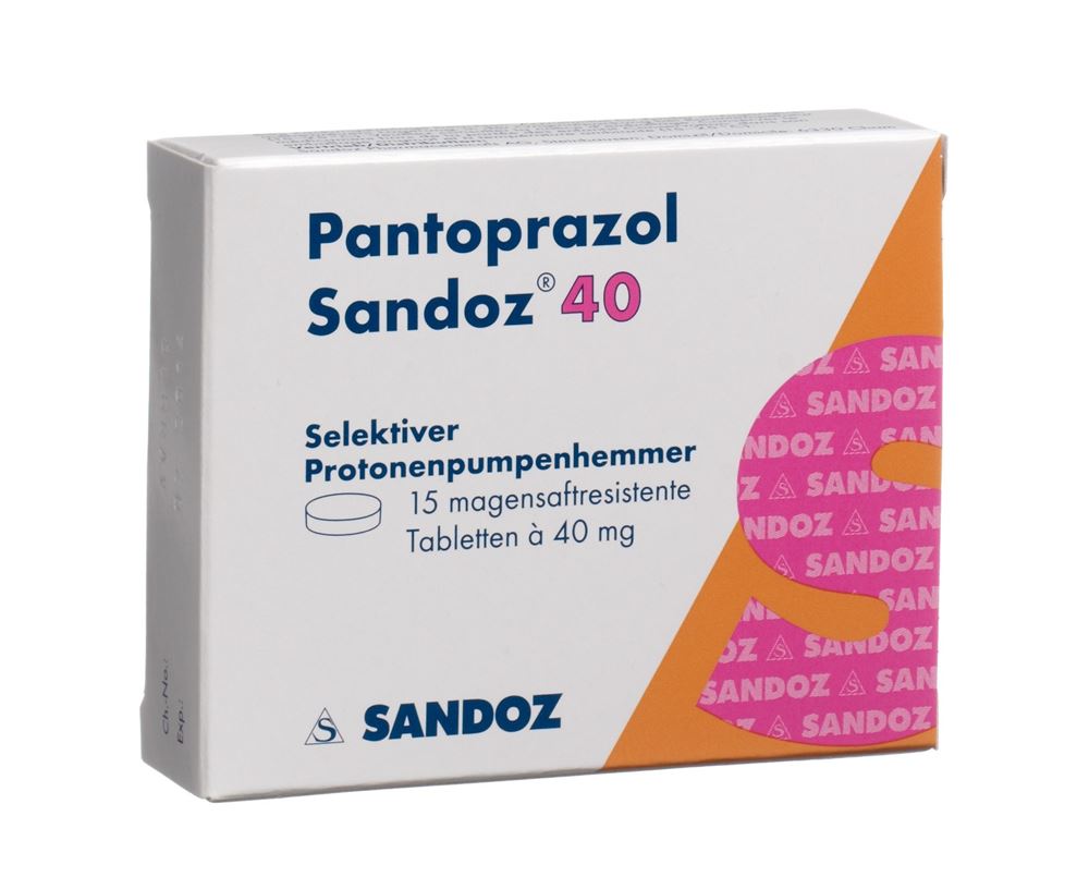 PANTOPRAZOLE Sandoz cpr pell 40 mg 15 pce