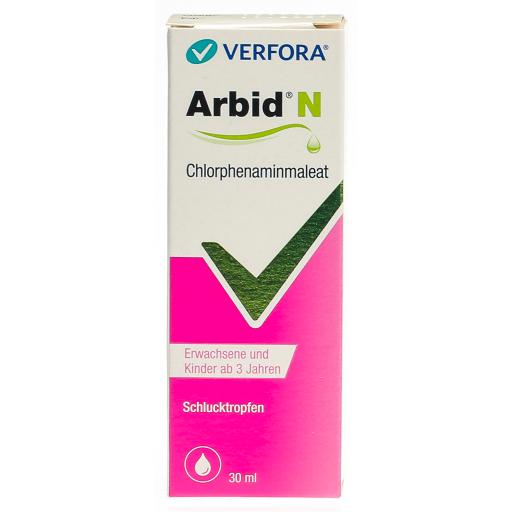 Arbid N, gouttes à avaler