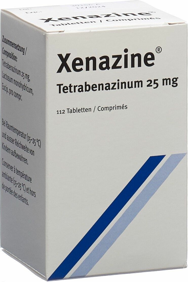 Xenazine, Tabletten