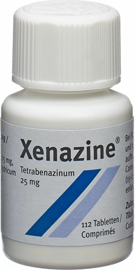 Xenazine, Tabletten